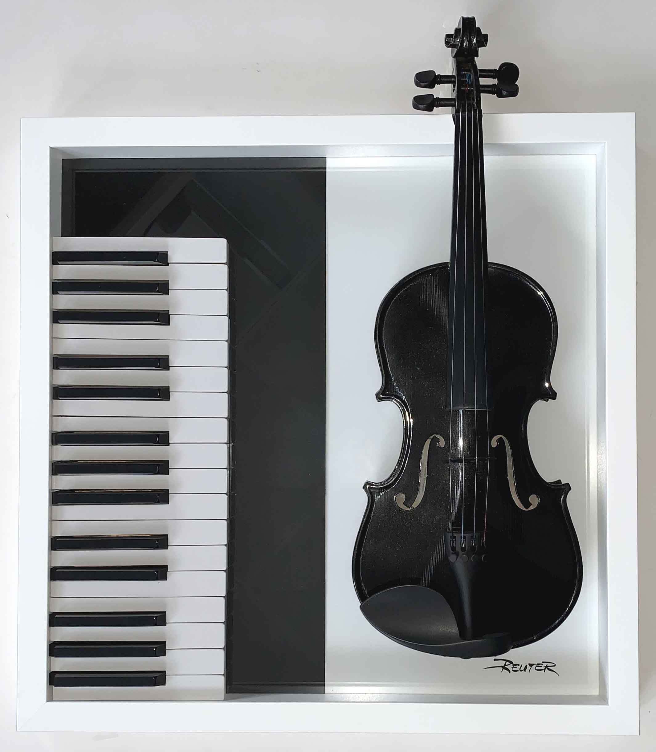 Nr. 60 / 54x54 cm / Geige und Klavier